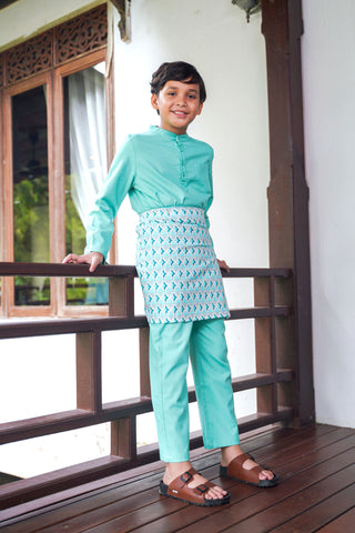 The Nikmat Collection Boy Baju Melayu Set Tiffany