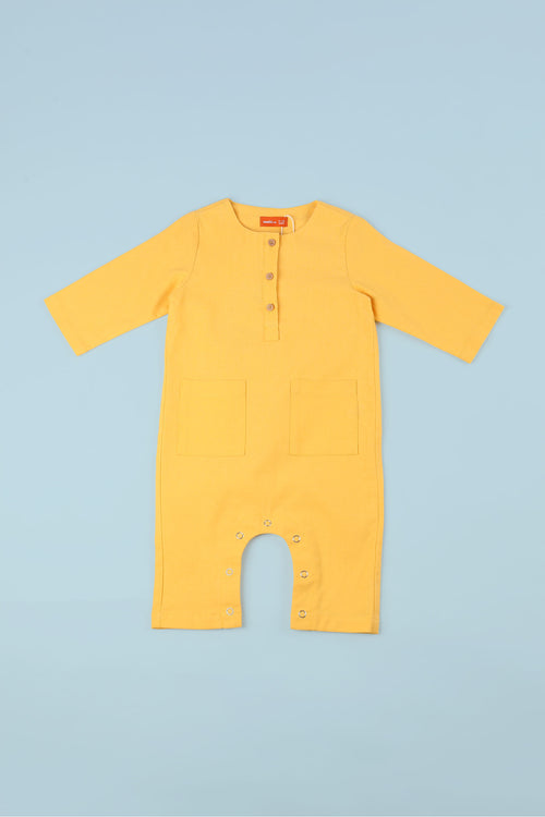 The Arte Baby Jumpsuit Lemon Yellow