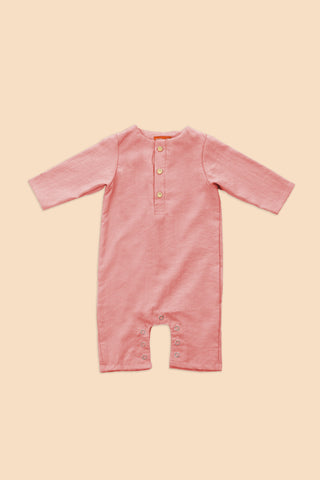 The Nostalgia Baby Jumpsuit Watermelon Pink