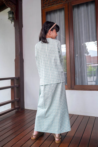 The Nikmat Collection Girl Classic Skirt Checked Tiffany