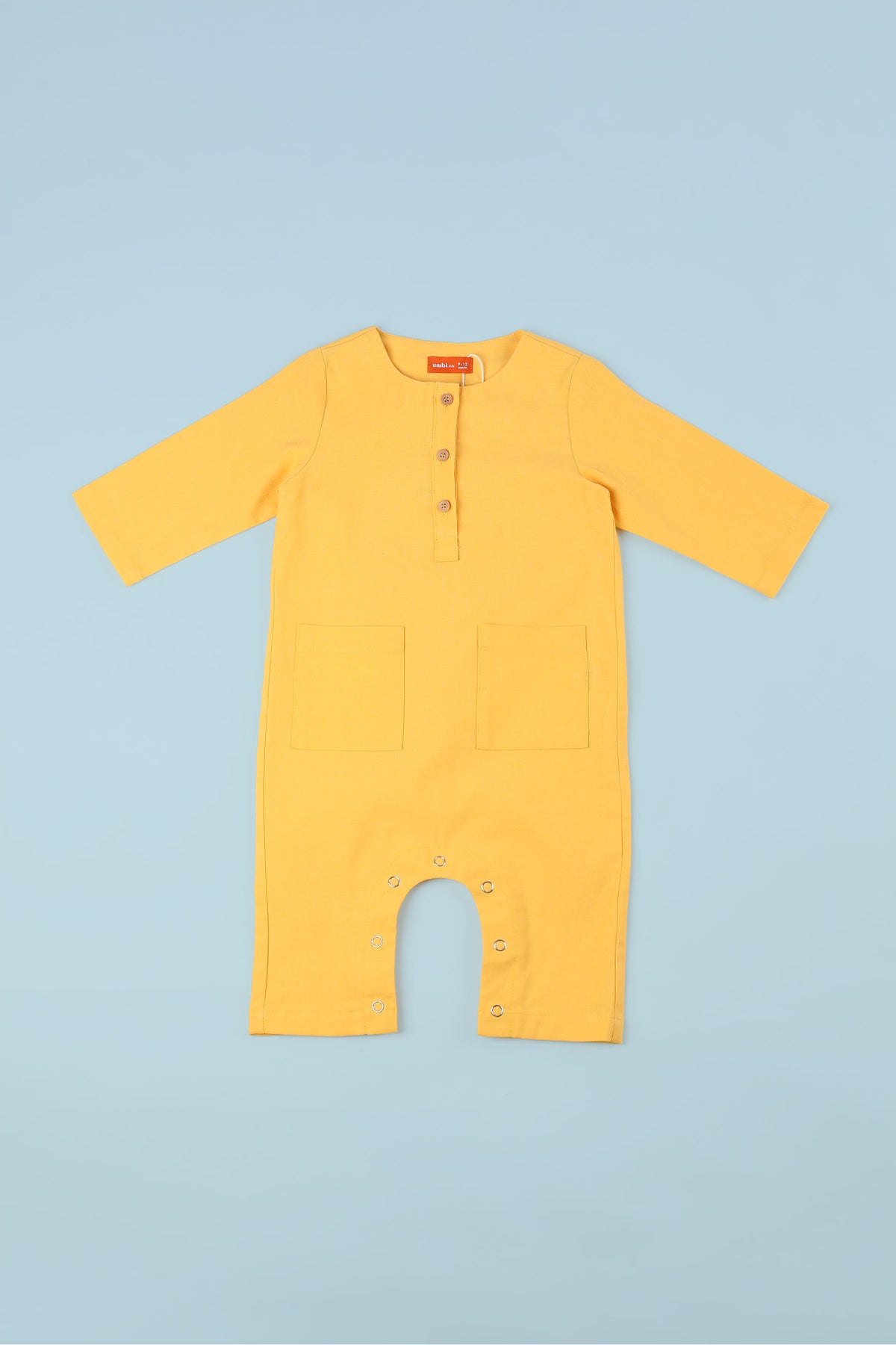  baju raya family sedondon kids baby jumpsuit lemon yellow 