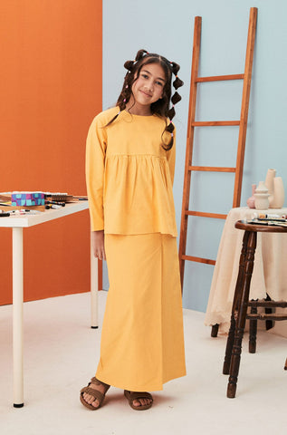 The Arte Girl Classic Skirt Yellow Lemon