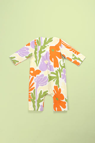 At The Market Collection Baby Jumpsuit Fleur Print