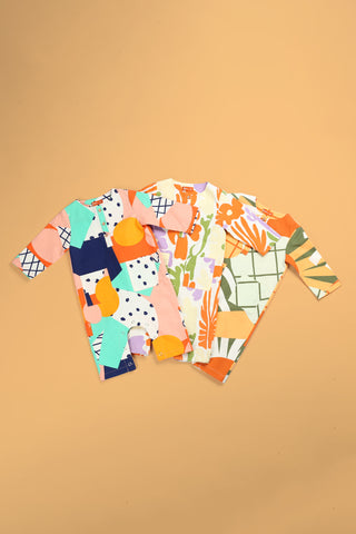 At The Market Collection Baby Jumpsuit Fruit Punch Print