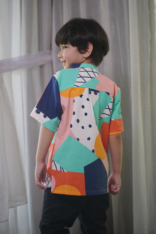 At The Market Collection Boy Short Sleeves Fruit Punch Print