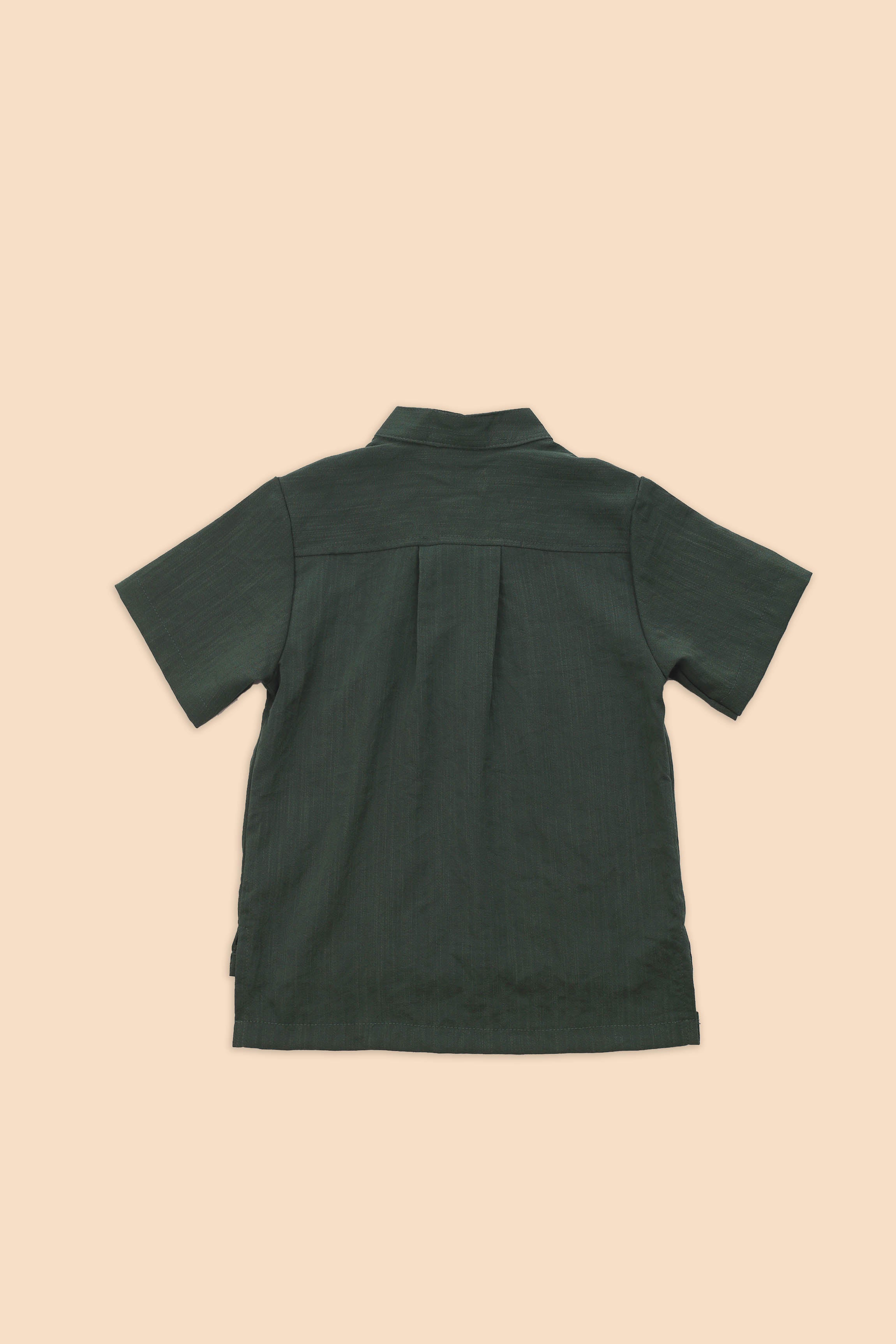 The Matahari Modern Short Sleeves Shirt Emerald