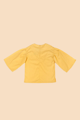 kurung top yellow blouse