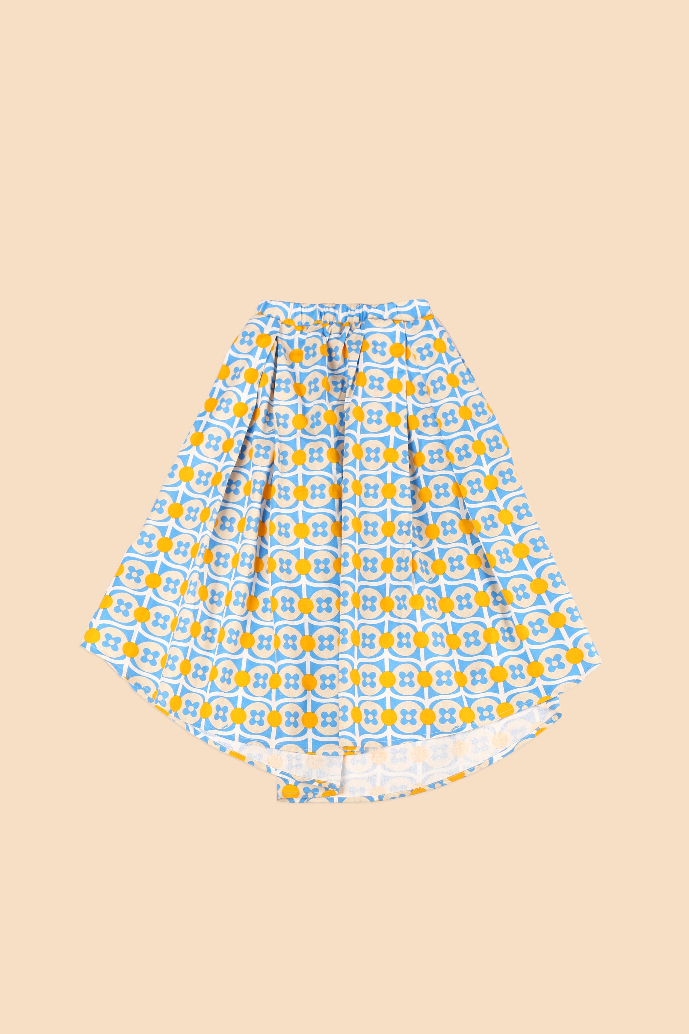 teacup skirt pulut print girls bottom long skirts