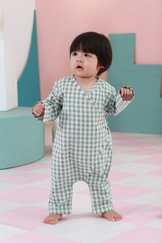 one piece baby rompers long sleeve button eid raya kenduri event wear 