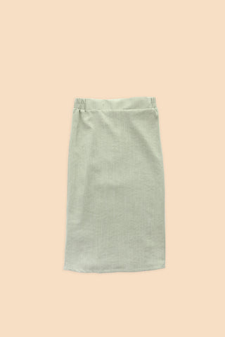 The Nostalgia Basic Skirt Matcha Green