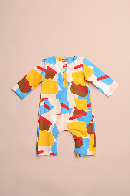 The Pesta Collection Baby Jumpsuit Jellybean Print