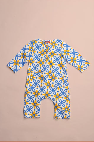 baju raya family sedondon baby jumpsuit popcorn print