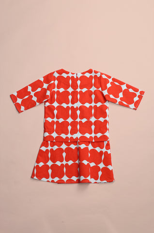 Baby Kurung Dress Bubblegum Print