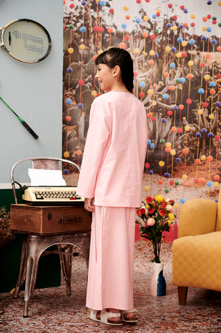 The Kenangan Raya Girl Classic Skirt Pink
