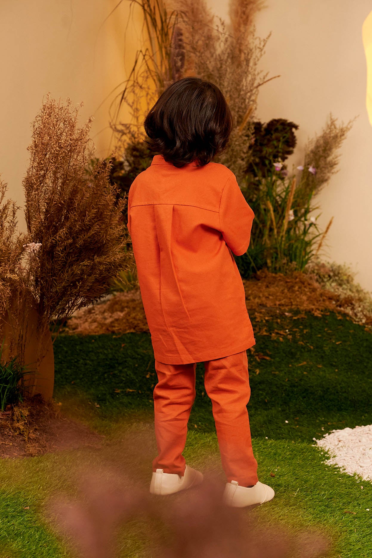 The Secret Garden Fitted Pants Orange