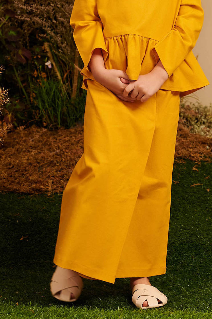 The Secret Garden Girl Classic Skirt Mustard