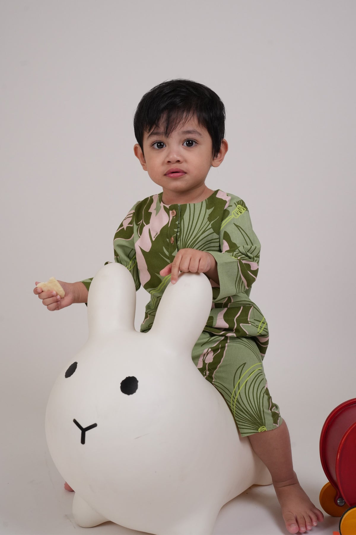 The Warisan Raya Baby Jumpsuit Estate Print