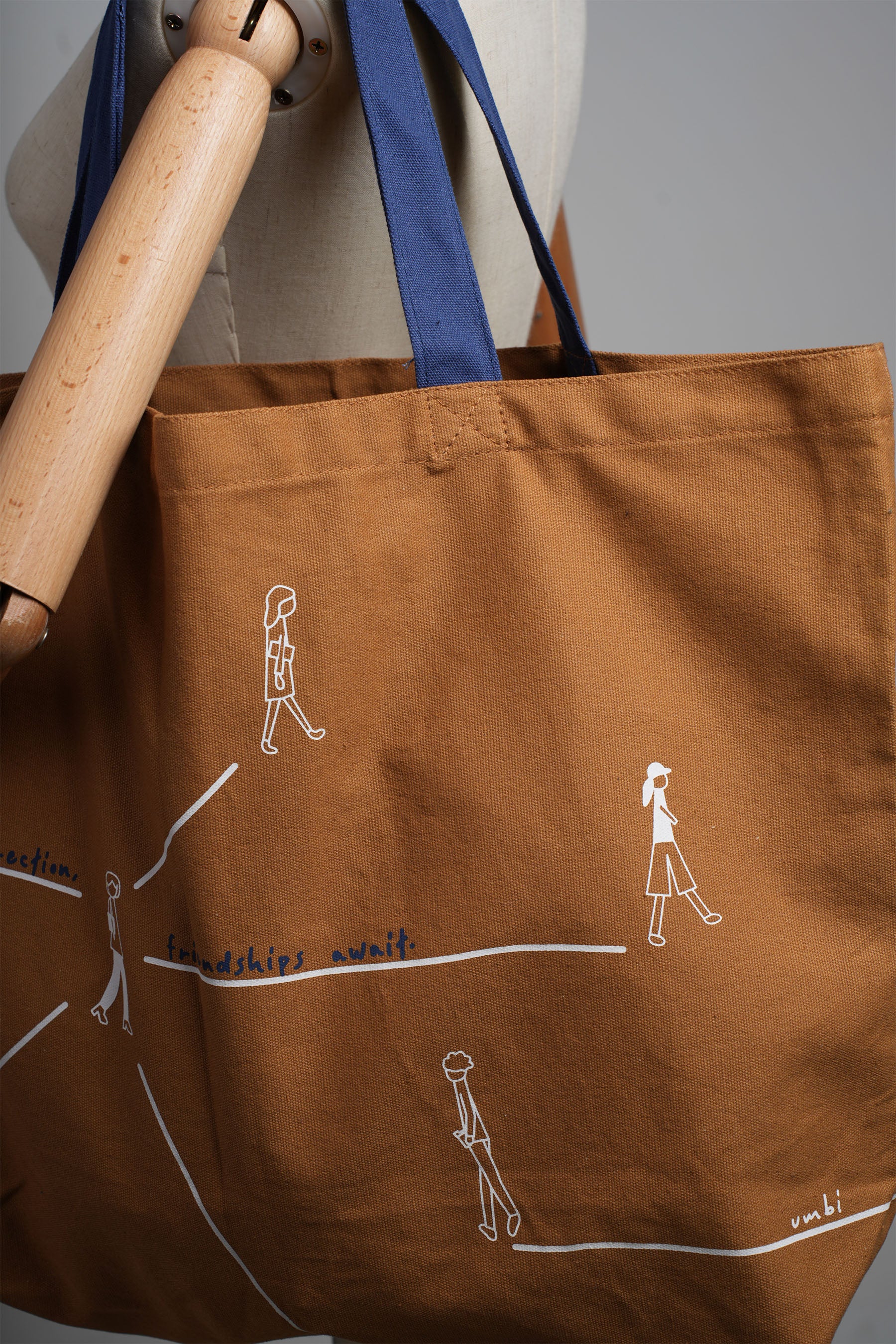 Extra Large Tote Bag (Pathway to Friendship VERSION)