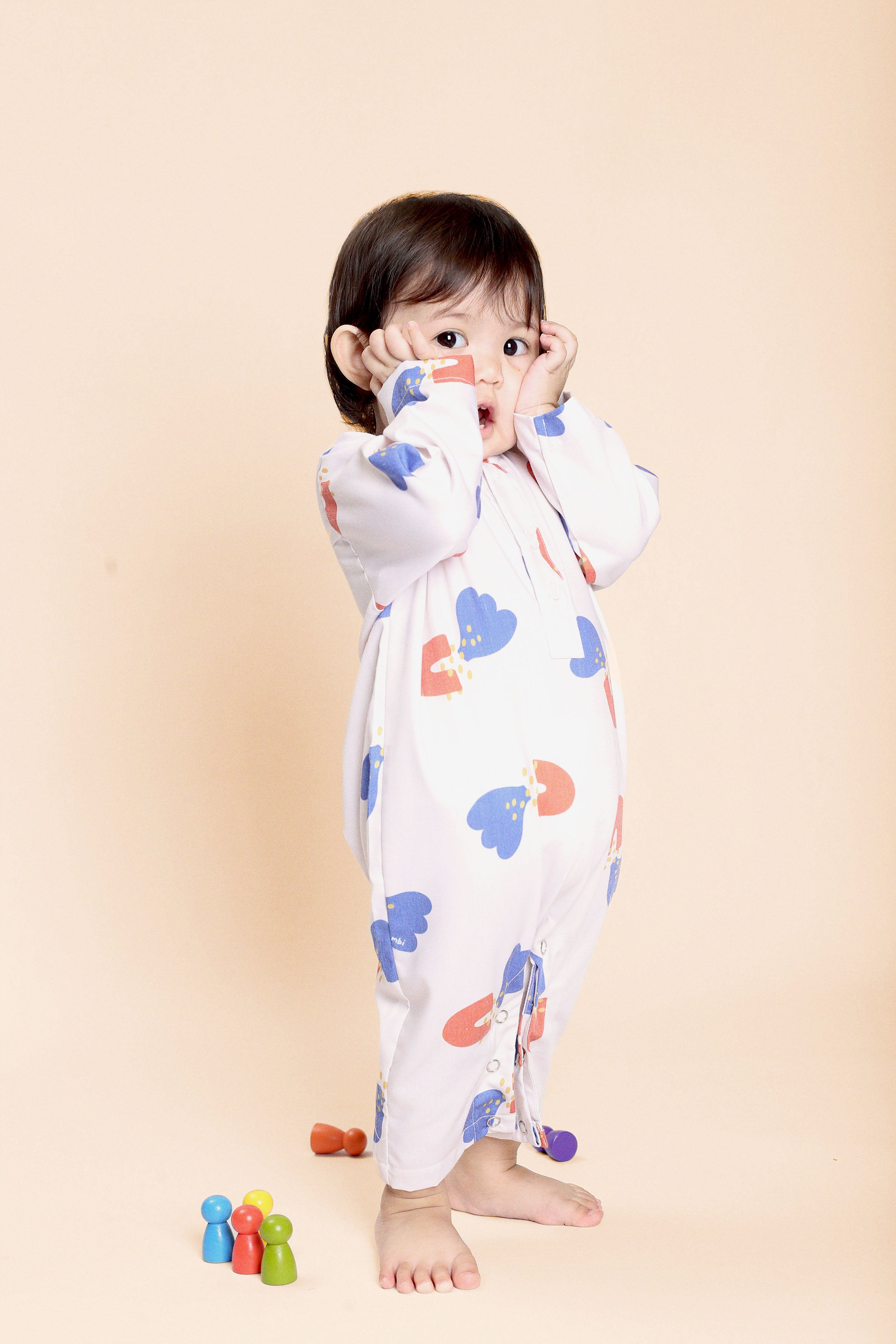 The Baby Jumpsuit Series Jolly Print