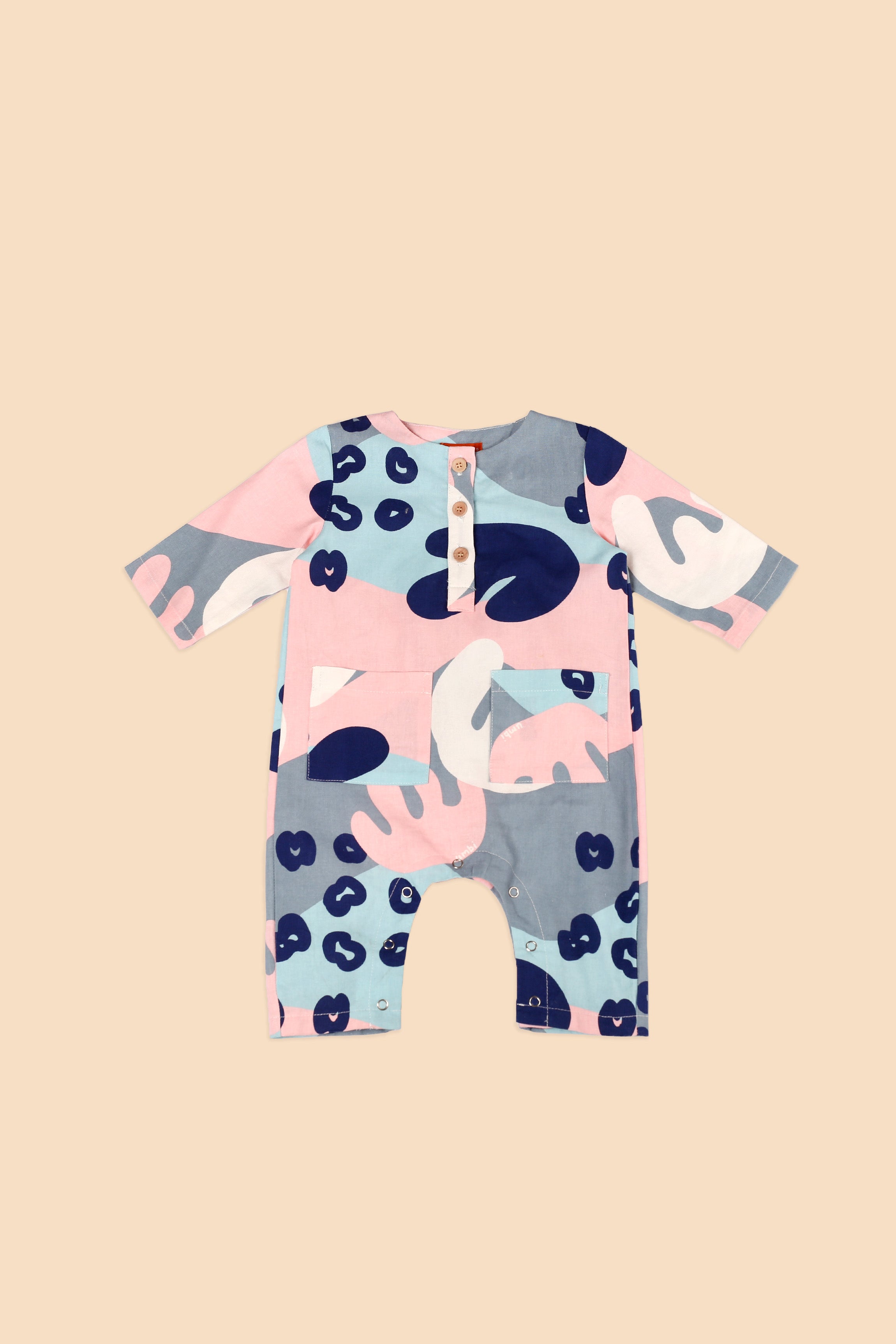 The Coral Baby Jumpsuit Coral