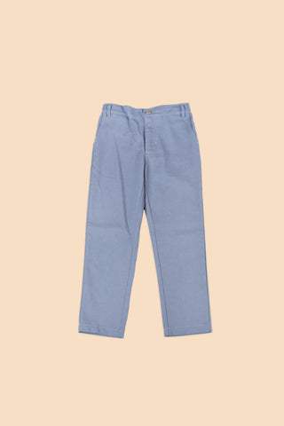 The Coral Fitted Pants Pigeon Blue
